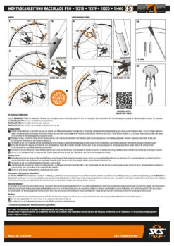 Kit De Garde-boue Raceblade Pro Noir -Vélos Boutique AB bedienungsanleitung RACEBLADE PRO