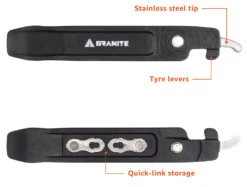 Démonte-pneus Talon Avec Pince à Chaîne 9 Démonte-pneus Talon Avec Pince à Chaîne -Vélos Boutique Granite Talon Reifenheber mit Kettenschloss Zange