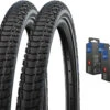 Schwalbe Marathon Plus 40-622 + Chambre à Air SV19 Set -Vélos Boutique Schwalbe Marathon Plus 40 622 Schlauch SV19 Set 20126270