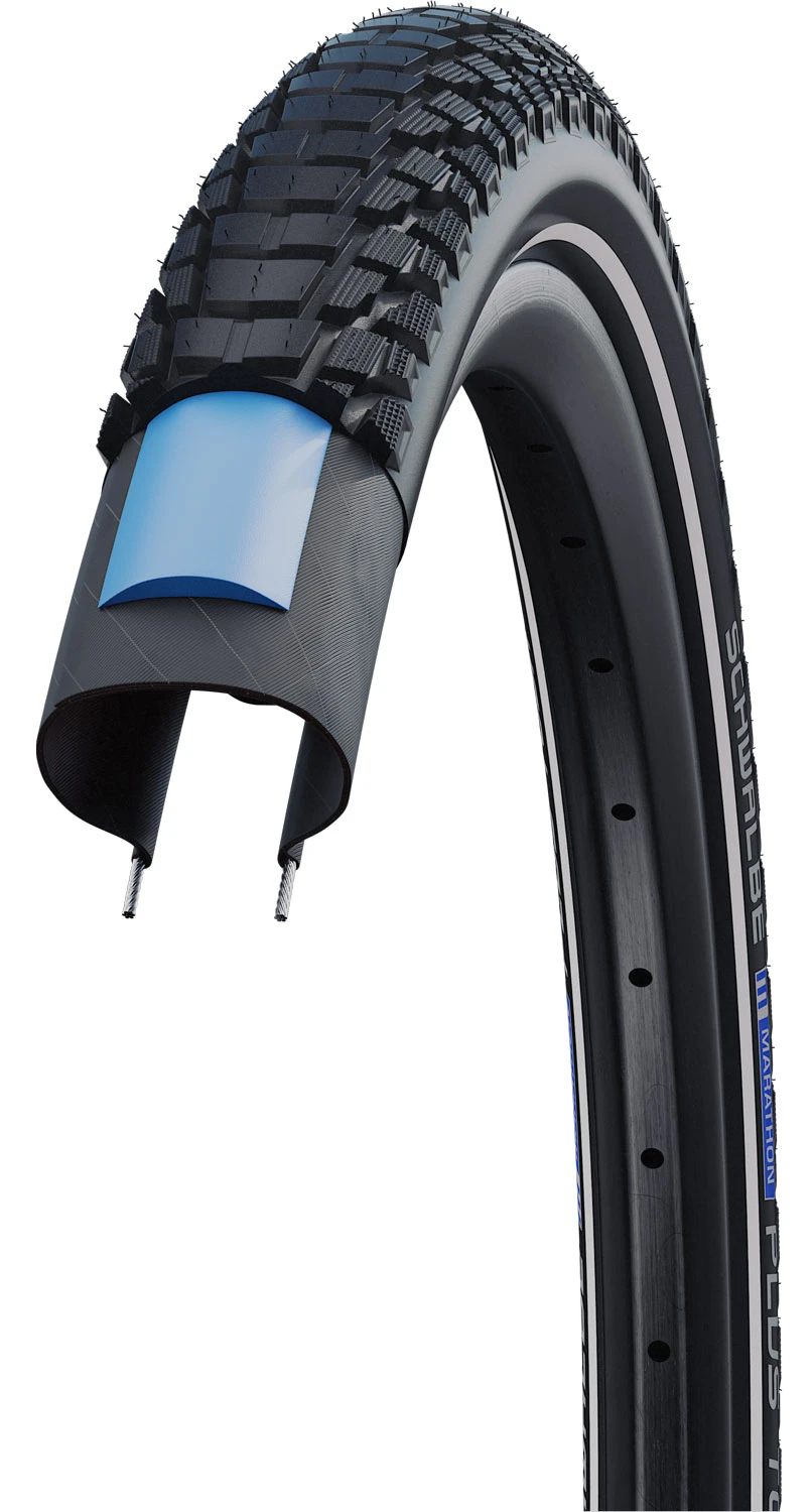 Schwalbe Marathon Plus Tour Performance 28" Addix.E SDG E-50 Reflex Pneu à Fil 5 Schwalbe Marathon Plus Tour Performance 28" Addix.E SDG E-50 Reflex Pneu à Fil – Image 3