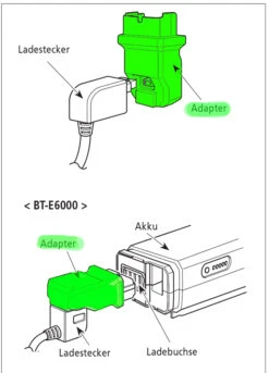Shimano Adaptateur De Prise STEPS Pour Le Chargeur EC-E6000/6002 -Vélos Boutique Shimano Steckeradapter fur Steps Ladegerat EC E6000 6002 Y79N00010 b