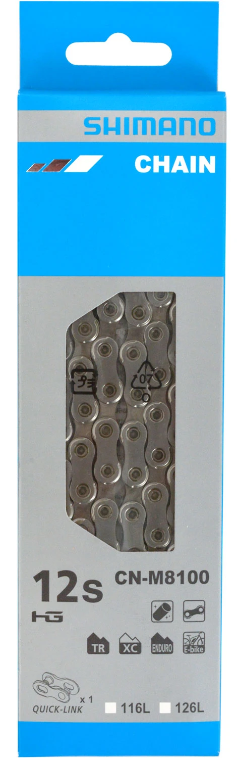 Shimano XT CN-M8100 Chaîne à 12 Vitesses Avec Quick-Link 8 Shimano XT CN-M8100 Chaîne à 12 Vitesses Avec Quick-Link – Image 6