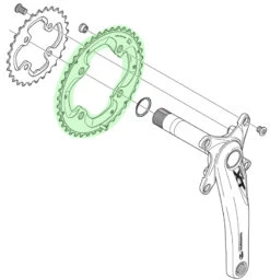 Shimano Plateau XT Pour FC-M785 38T (AM) -Vélos Boutique XT Kettenblatt FC M785 aussencpKEkr2DwohFb