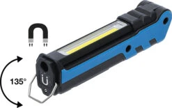 Lampe De Travail à Accu COB-LED Pliable -Vélos Boutique bgs technic 85334 20121700 COB LED Akku Arbeitsleuchte klappbar 3